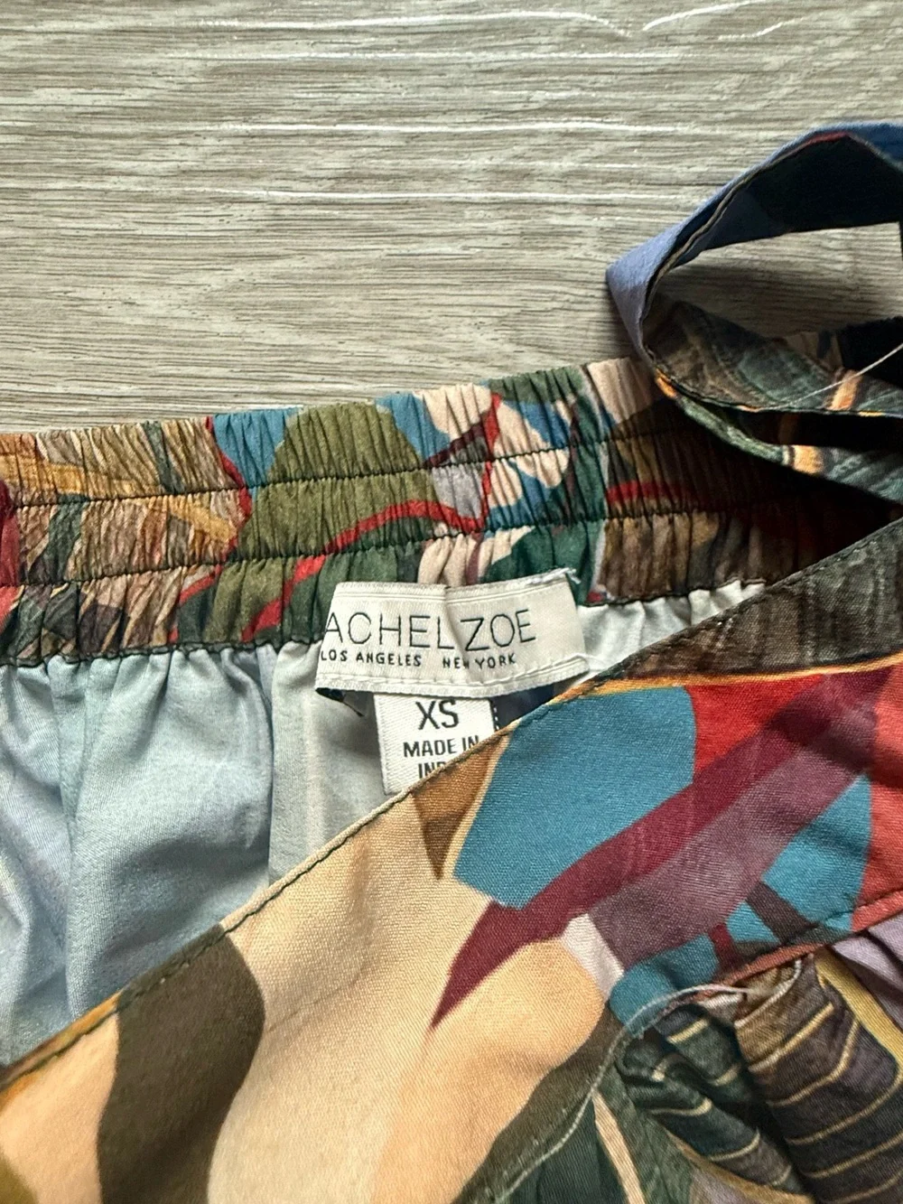 Rachel Zoe Leaf-Print Maxi Skirt in Green, Brown, Blue - Picture 9 of 11
